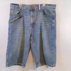 Coogi Baggy Jean Shorts Men’s Size 40 Black Y2K Hip Hop Streetwear